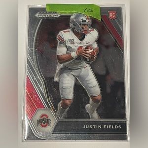 #121 Justin Fields, Ohio State, Panini Prizm Draft Picks 2021 Panini